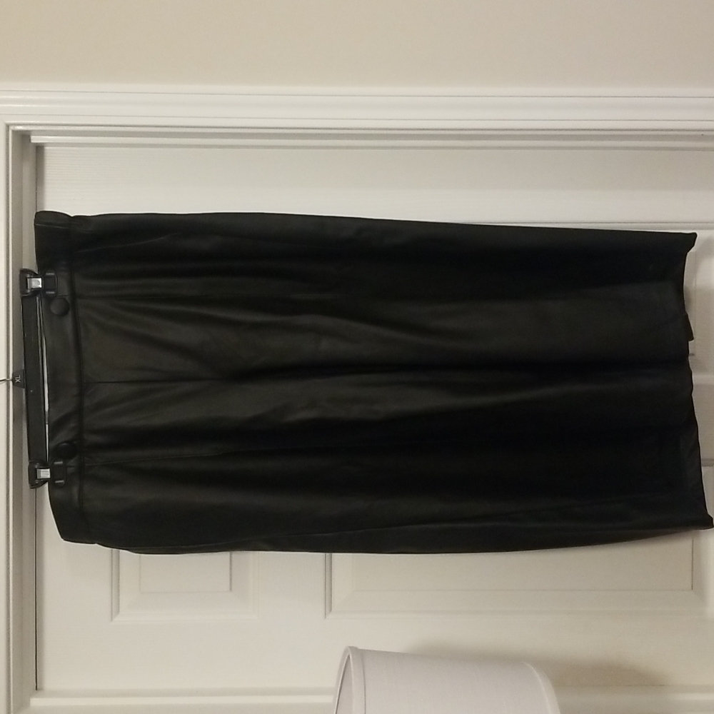 Faux Leather Black Pants